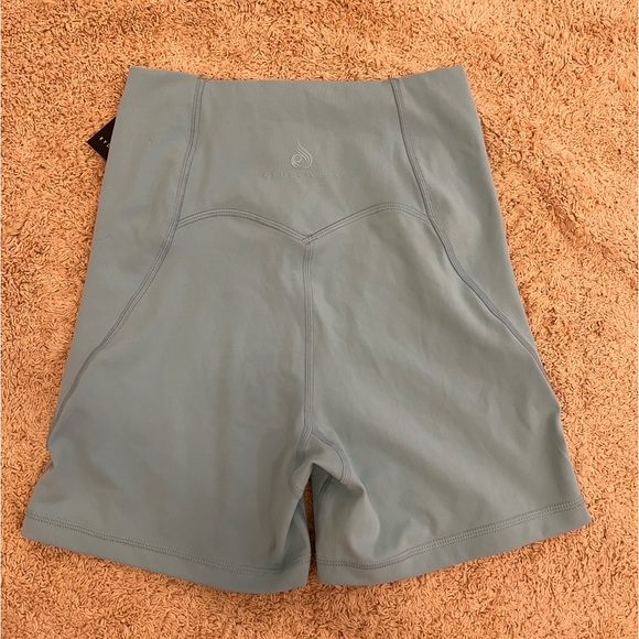 Ryderwear light teal biker shorts - Picture 2 of 3